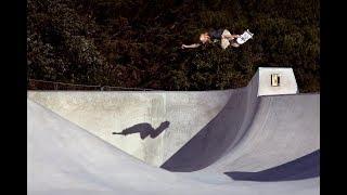 Div Adam at Concrete Waves skatepark, Newquay, Cornwall