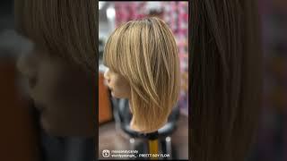 Dimensional Blonde Bob #hair #bobhaircut #balayage #haircut #bobcut #hairstylist #hairstyle #fringe