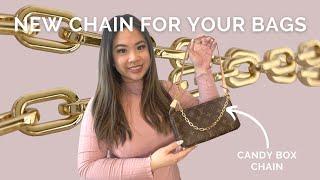 NEW RELEASE: CANDY BOX chain perfect for Louis Vuitton bags | NextFashion