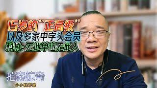 15岁的“正高级”以及多家中字头会员 科协：与科协无关