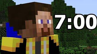 Beating Minecraft in 7 minutes (it's a weird category)