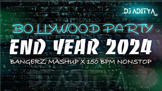 BOLLYWOOD NONSTOP END OF YEAR 2024 | BOLLYWOOD MASHUP X 150 BPM NONSTOP DANCE MIX BY @djadityanr