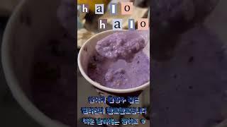 필리핀 팥빙수 할로할로 #sgorts