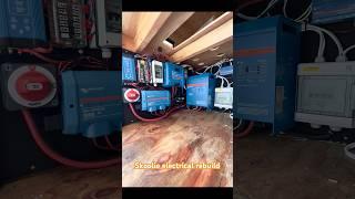 Quick recap of the skoolie electrical system I installed #vanlife
