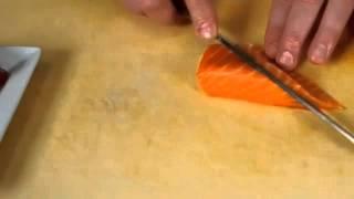 How To Make Sashimi & Salmon Nigiri Asian Cuisine  - How to Make Sushi RollsSauce 2015