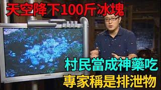 天空降下100斤冰塊，村民當成神藥吃，專家稱是排泄物【果然離譜】#好奇零零漆#聽村長說官方頻道#人間易拉罐#seeker牛探長#談笑娛生#叉雞