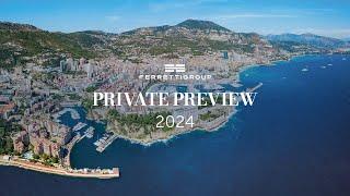 Luxury Yachts - Ferretti Group Private Preview 2024 in Monaco