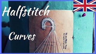 Bobbin Lace Tutorial | Half Stitch Curves