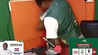 2024Election: NDC Communicator severly b3@ten NPP Org live on Radio During Polical Show (vide0)