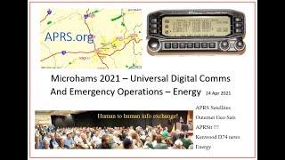 MicroHAMS Digital Conference 2021 - APRS