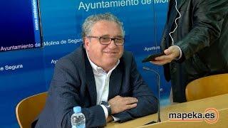 DIMISION de EDUARDO CONTRERAS, alcalde de MOLINA DE SEGURA.Con Sonia Carrillo, candidata a Alcaldesa