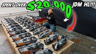 I Spent $20,000 On JDM Evo 8 and JDM Evo 9 Headlights!