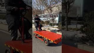 Warehouse logistics factory transporter#One machine, multiple uses saveSave time and labor#electri