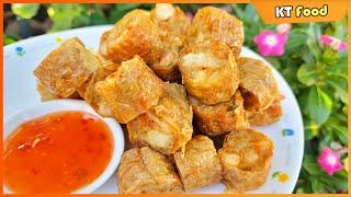 Cách Làm CHẢ GIÒ TRIỀU CHÂU Giòn Ngon Chuẩn Vị Nhất Của Người Hoa - Teochew Crispy Rolls - KT Food