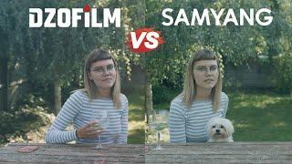 £17,000 DZO Film Retro Cinema Lenses Vs  £1500 Samyang Still Lenses