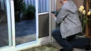 PetSafe Deluxe Patio Panel Pet Door Installation