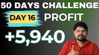 Day 16 - 50 Days Challenge Option trading Banknifty @jibanjyotipanigrahi