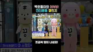 백호돌이와 어부바 [전신운동 챌린지] 같이 해봐요! 쏘 이지(?)