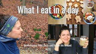 Realistisches Food Diary + Follow me around - vegan - entspannter Sonntag - Zimtsterne backen - VLOG