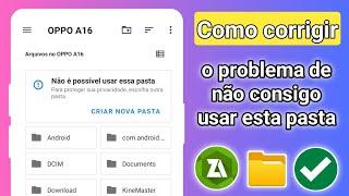 Como consertar, não é possível usar esta pasta para proteger sua privacidade zarchiver