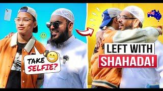  Young AUSSIE Came for Selfie... Left with SHAHADA‼️Explores Quranic Miracles!!