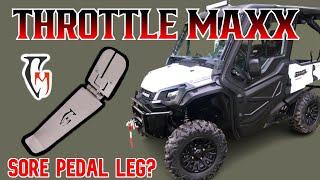 THROTTLE MAXX - ERGONOMIC GAS PEDAL EXTENSION - INSTALL AND REVIEW | 2021 HONDA PIONEER 1000-5 | SXS