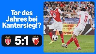 AS Monaco 5:1 Roter Stern Belgrad | Highlights - UEFA Champions League