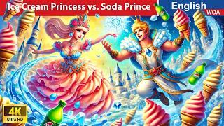 Ice Cream Princess vs. Soda Prince Challenge!  Bedtime Stories Fairy Tales @WOAFairyTalesEnglish