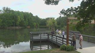 Hays Nature Preserve opens accessible fishing pier