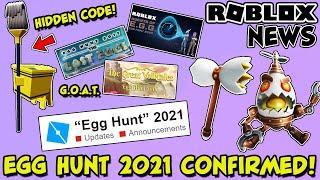 ROBLOX NEWS: EGG HUNT 2021 EVENT CONFIRMED! - Another Dev Hunt...Let's Talk About It + Hidden Code