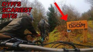 Trying The SCARIEST Features At Dyfi Bike Park!