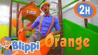 Learn With Blippi At The Indoor Playground For Kids | Educational Videos for Toddlers