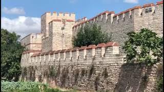 Theodosian Walls of Constantinople in Istanbul