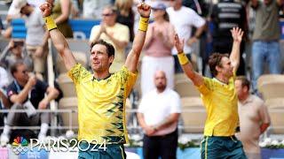 Australia assertive in a TIEBREAK TUSSLE with Team USA to win men's doubles gold | Paris Olympics