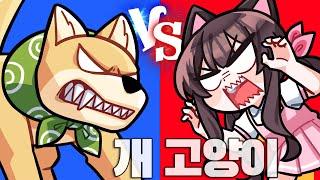 강아지 VS 고양이 내가 더 귀엽거든!? "댕댕이와 고마리가 만났다."