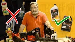 Bar and Chain Oil Substitutes Will Destroy Your Saw