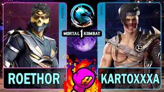 MK1 Kartoxxxa (HAVIK) VS Roethor (TAKEDA)Mortal Kombat 14K 60ᶠᵖˢ