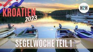 Eine Woche Segeln in Kroatien  - Teil 1. Unglaublich schön, aber leider viel zu kurz #h2h #segeln