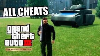 All Cheat Codes for GTA 3 - The Definitive Edition