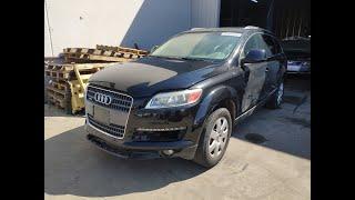 Audi Q7 как снять задние  стекло двериAudi Q7 door interior and window glass removal / replacement