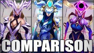 Porcelain Lissandra VS Coven Lissandra & Dark Cosmic Lissandra Skin Comparison Spotlight 2022