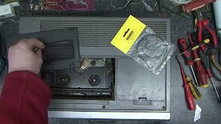 Lets try and fix a Ferguson videostar 3v30  top loading VCR Fitting a Belt Kit