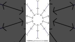 Gianni Sarcone's animated version of the classic Müller-Lyon illusion 