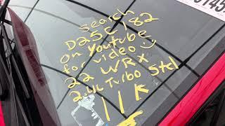D25C182 2022 Subaru WRX 2 4L Test Video