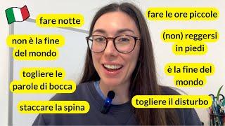 8 useful Italian phrases for daily use to boost your informal conversations (B1 +) (Subtitles)