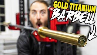 The Scratch-Proof Gold Titanium Barbell - Fringe Sport Midas Revenge Bar Review!