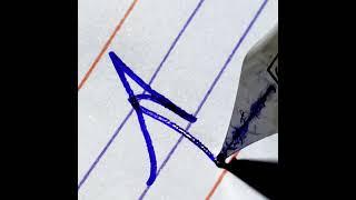 how to write Ak in cursive writing