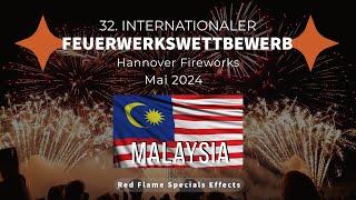 32. Internationaler Feuerwerkswettbewerb 2024 Malaysia Herrenhäuser Hannover