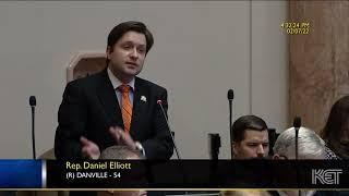 2022 Regular Session - Day 23 - HB 256, Rep. Daniel Elliott