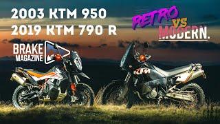 Retro vs Modern -  2004 KTM 950 vs 2019 KTM 790 ADV R